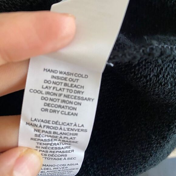 NWT Marc Jacobs Black Fringed Sweatshirt - Picture 10 of 10